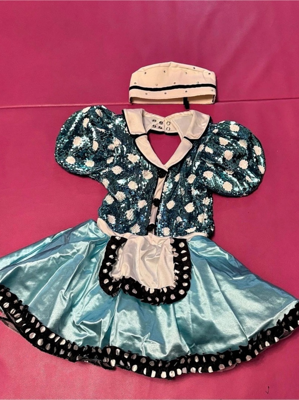 Weissman Theater Costume Floral Dress Size MC